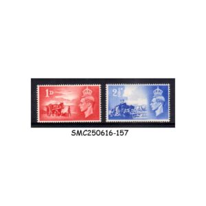 Stamps from GREAT BRITAIN CHANNEL ISLANDS - 1948 3rd ANNIV. OF LIBERATION SG#C1 & C2 MINT LH