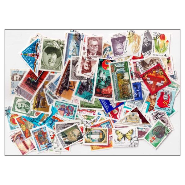 COLLECTION OF RUSSIA STAMPS - 500V - USED ALL DIFFERENT - Image 2