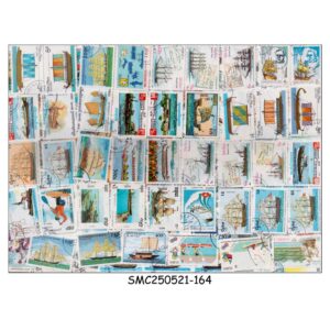 WORLDWIDE COLLECTION OF SHIPS STAMPS FROM DIFFERENT COUNTRIES - 300V - USED