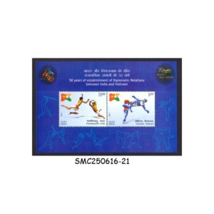 Stamps from INDIA - 2023 50 YEARS OF DIPLOMATIC RELATION B/W INDIA VIETNAM - MIN/SHT MNH