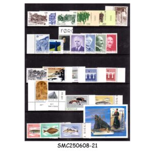 FAROE ISLANDS - SELECTED STAMPS - 24-STAMPS + 1-MIN/SHT - MINT NH