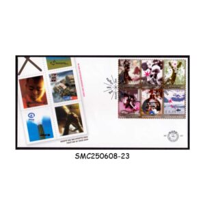 COVER from NETHERLANDS - 2004 DECEMBER CHARITY STAMPS - 6V - FDC