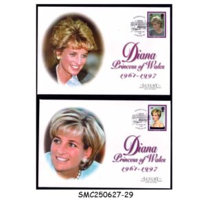 Stamps from GREAT BRITAIN - 1998 DIANA, PRINCESS OF WALES - SET OF 5 FDC