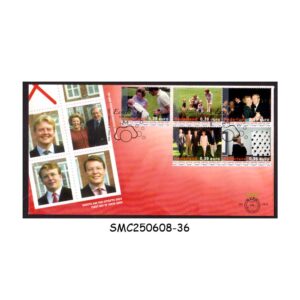 COVER from NETHERLANDS - 2003 THE ROYAL FAMILY: QUEEN BEATRIX - 5V - FDC