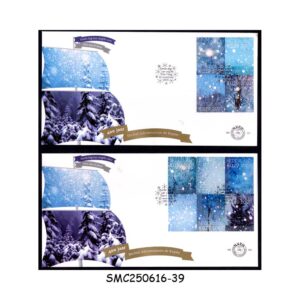 Cover from NETHERLANDS - 2007 DECEMBER STAMPS SNOWFALL - SET OF 2 FDC