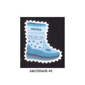 Stamps from AUSTRIA - 2024 SNOW BOOT - ODD SHAPED STAMP - 1V MNH SELF-STICK STAMP