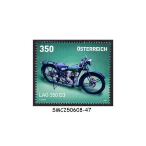 Stamps from AUSTRIA - 2024 MOTORBIKES (SERIES II) / LAG 350 D3 MOTORCYCLE - 1V MINT NH