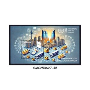 Stamps from AZERBAIJAN - 2025 EUROPE & CIS POSTAL LEADERS FORUM - MINIATURE SHEET MINT NH