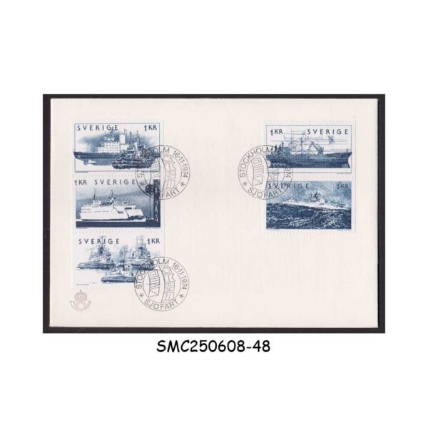 Covers from SWEDEN - 1974 SEAFARING / SHIPS - FDC