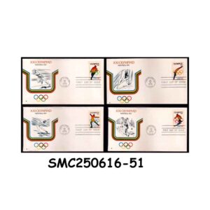 Cover from UNITED STATES USA - 1976 21th OLYMPIC GAMES MONTREAL - SET OF 4 FDC