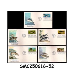 Cover from UNITED STATES USA - 1986 FISH / MARINE LIFE - SET OF 5 FDC