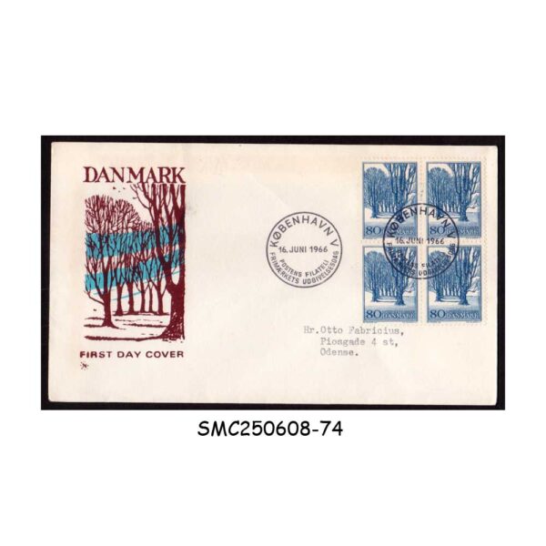 Cover from DENMARK - 1966 DANISH CONSERVATION - FDC