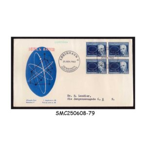 Cover from DENMARK - 1963 PROF. NIELS BOHR - FDC