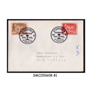 Cover from SWEDEN - 1971 COVER WITH FISAIC CANCELLATION