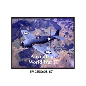 Stamps from GRENADA - 2022 AIRCRAFTS OF WORLD WAR II / AVIATION - MIN. SHEET MINT NH