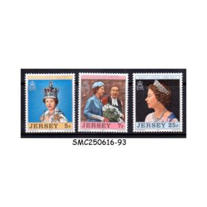 Stamps from JERSEY - 1977 QEII SILVER JUBILEE - MINT NH