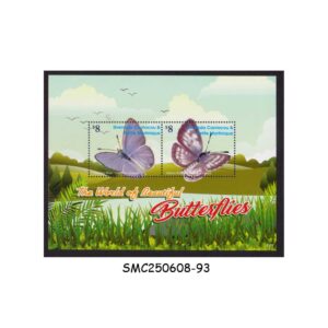 Stamps from GRENADA CARRIACOU & PETITE MARTINIQUE 2021 BUTTERFLIES / BUTTERFLY - MIN. SHEET MNH