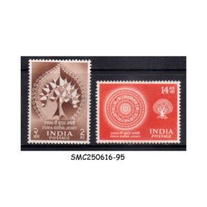 Stamps from INDIA - 1956 2500th BUDDHA JAYANTI ( ANNIVERSARY) SG#372-373 - 2V MINT NH