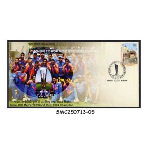 Stamps from INDIA - 2020 INDIA ICC T20 WORLD CUP CRICKET CHAMPION SPECIAL COVER WITH SPECIAL CANCL.