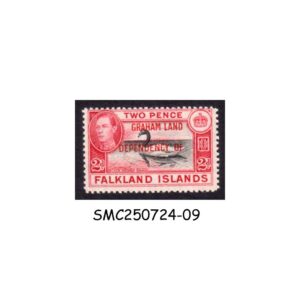 Stamps from FALKLAND ISLANDS - 1944 SG#A3 GRAHAM LAND DEPENDENCIES OVPT - 1V  MNH