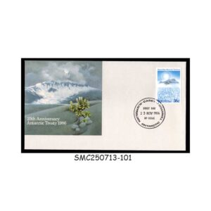 Cover from AUSTRALIAN ANTARCTIC TERRITORY - 1986 25th ANNIVERSARY OF ANTARCTIC TREATY - FDC