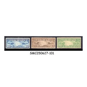 Stamps from UNITED STATES USA - 1926-27 AIR MAIL STAMPS SCOTT#C7-C9 - 3V MINT HINGED