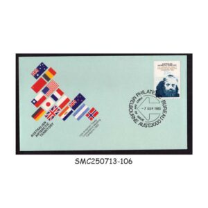 Cover from AUSTRALIAN ANTARCTIC- 1983 12th ANTARCTIC TREATY MEETING CANBERRA - FDC