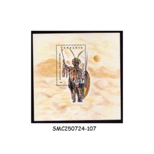 Stamps from TANZANIA - 1993 HISTORICAL AFRICAN COSTUMES - MIN. SHEET MINT NH