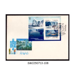 Cover from RUSSIA - 1990 USSR-AUSTRALIAN SCIENTIFIC COOPERATION IN ANTARCTICA - MS - FDC