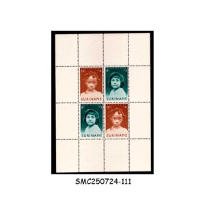 Stamps from SURINAME - 1963 FOR THE CHILDREN - MIN. SHEET MINT NH