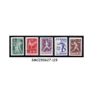 Stamps from FINLAND - 1945 SEMI POSTAL STAMPS / SPORTS SCOTT#B69-B73 - 5V MNH