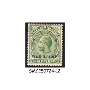 Stamps from FALKLAND ISLANDS - 1918 1/2d KGV SG#70 WAR STAMPS OVPT - 1V  MINT HINGED