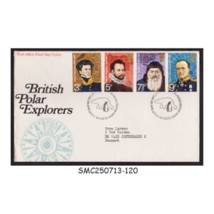 Cover from GREAT BRITAIN - 1972 BRITISH POLAR EXPLORERS - FDC