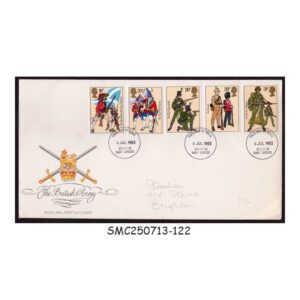 Cover from GREAT BRITAIN - 1983 THE BRITISH ARMY - FDC