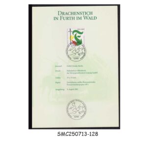 Stamps from GERMANY - 2001 CUSTOMS AND TRADITIONS - DRAGON - FOLDER - FDI