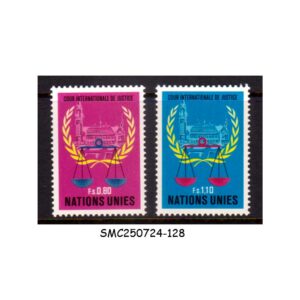 Stamps from UNITED NATIONS GENEVA UNO - 1979 INTERNATIONAL COURT OF JUSTICE - 2V MINT NH