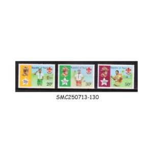 Stamps from NAURU - 1978 NAURU BOY SCOUTS - 3V - MINT NH