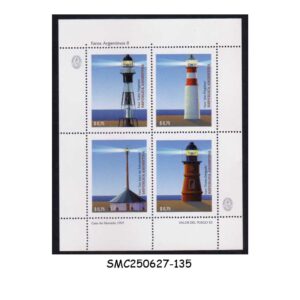 Stamps from ARGENTINA - 1997 LIGHTHOUSE - MIN. SHEET - MINT NH