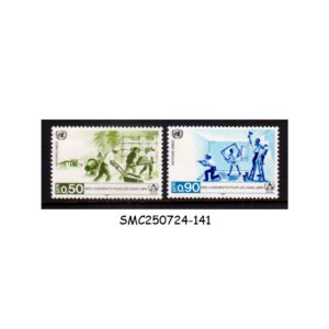 Stamps from UNITED NATIONS GENEVA UNO - 1987 HABITATION YEAR - 2V - MINT NH
