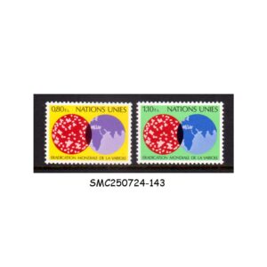 Stamps from UNITED NATIONS GENEVA UNO - 1978 SMALLPOX ERADICATION - 2V - MINT NH