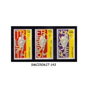 Stamps from SOMALIA - 2003 MAHATMA GANDHI / NON VIOLENCE - 3V - MINT NH