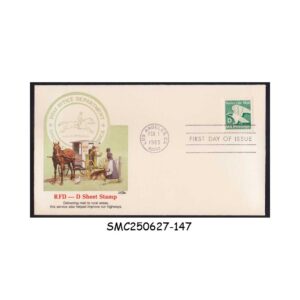 Cover from UNITED STATES USA 1985 - RFD - D SHEET STAMP - FDC