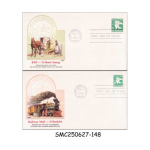 Cover from UNITED STATES USA 1985 - D SHEET STAMP - FDC 2nos