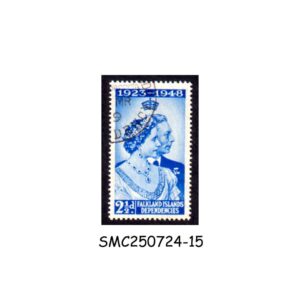Stamps from FALKLAND ISLANDS - 1948 2.5d KGVI SG#166 SILVER WEDDING - 1V  USED
