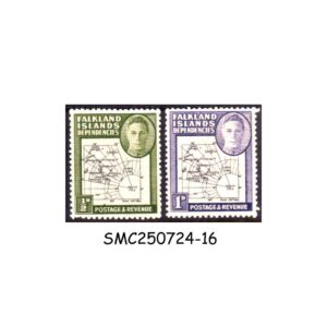 Stamps from FALKLAND ISLANDS DEPENDENCIES - 1946 KGVI SG#1L1-1L2 - 2V - MINT HINGED