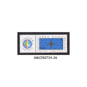 Stamps from BELGIUM - 2000 2000th BIRTH ANNIVERSARY JESUS CHRIST - 1V MINT NH