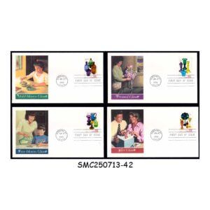 Cover from UNITED STATES USA - 1999 AMERICAN GLASS - SET OF 4 FDC