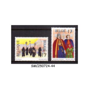 Stamps from BELGIUM - 1999 FOLK CUSTOMS - 2V - MINT NH