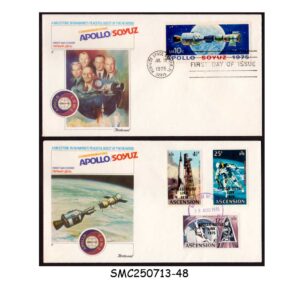 Cover from UNITED STATES USA & ASCENSION - 1975 APOLLO SOYUZ SPACE ISSUE - FDC 2nos