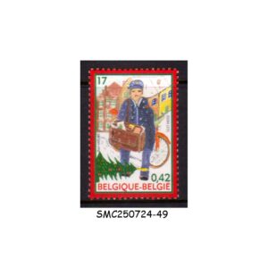 Stamps from BELGIUM - 2000 CHRISTMAS : POSTMAN SCOTT#1835 - 1V - MINT NH